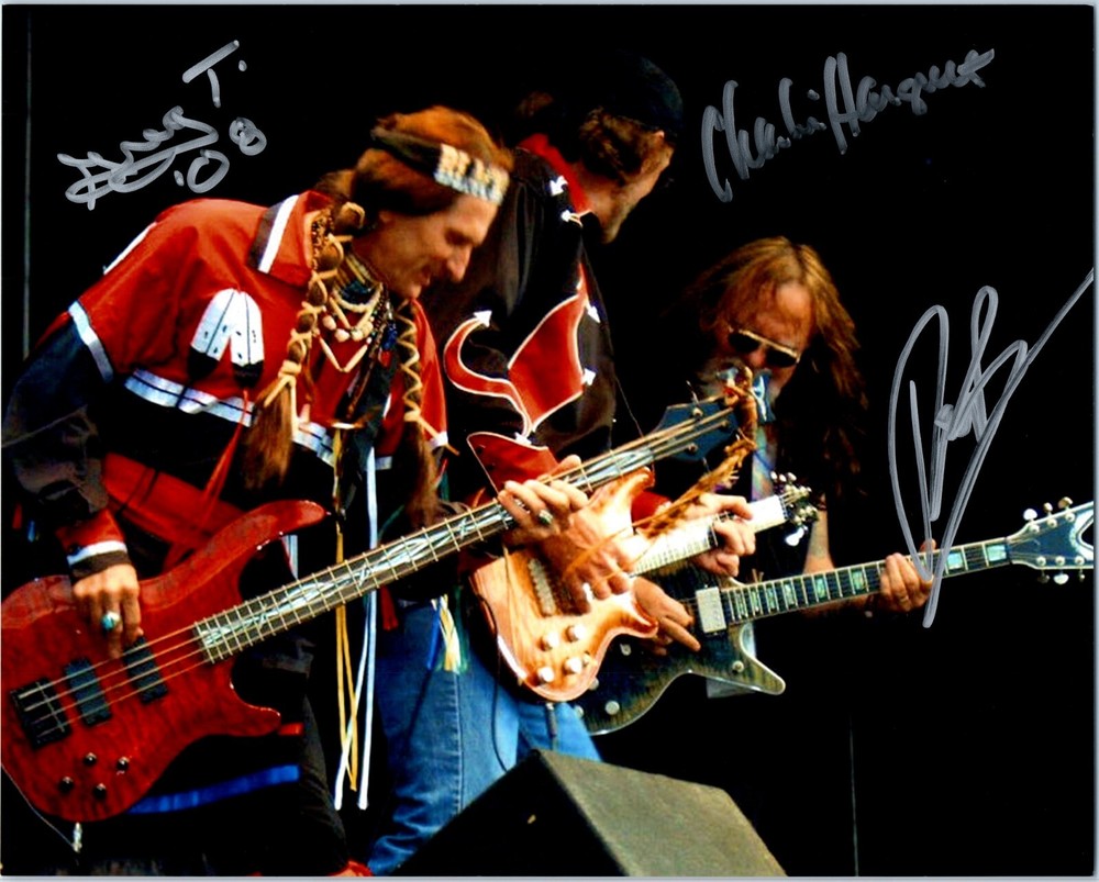 BLACKFOOT GROUP SIGNED AUTOGRAPHED 8X10 PHOTO B