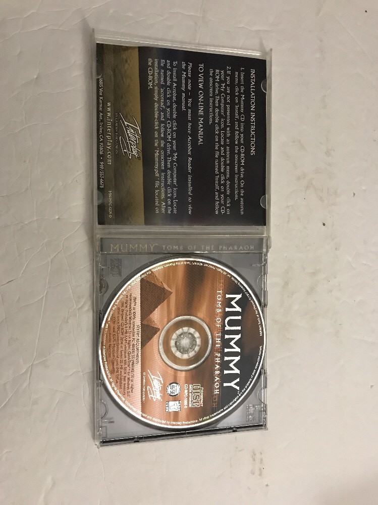 Mummy Tomb of the Pharaoh - CD - Windows