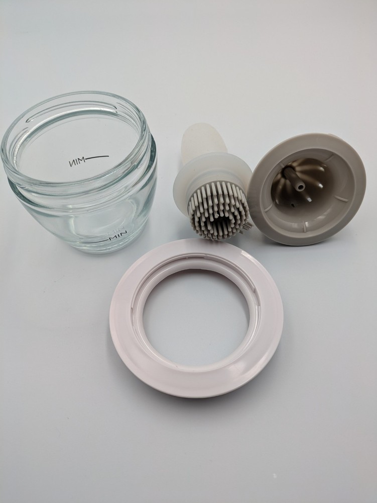 Cooks Essential Silicone & Glass BBQ basting Set - EUC