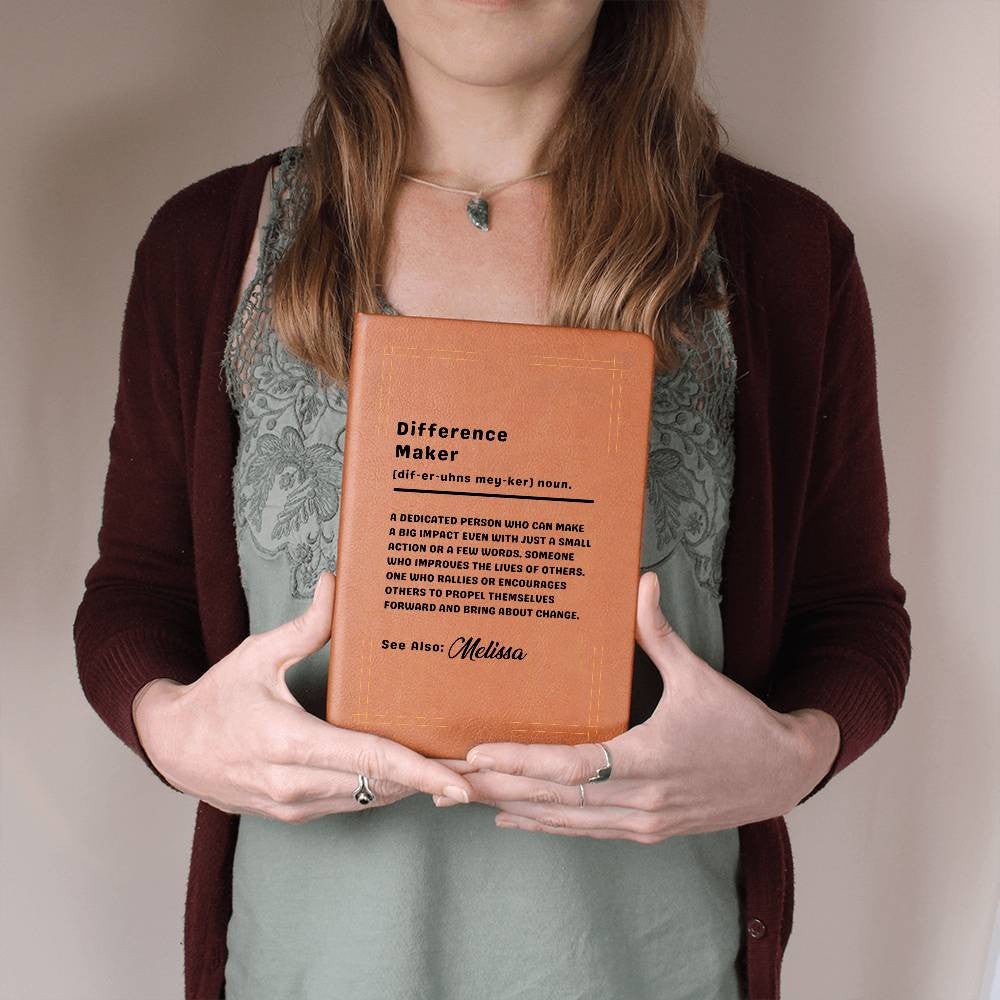 Difference Maker Personalized Journal Notebook Diary