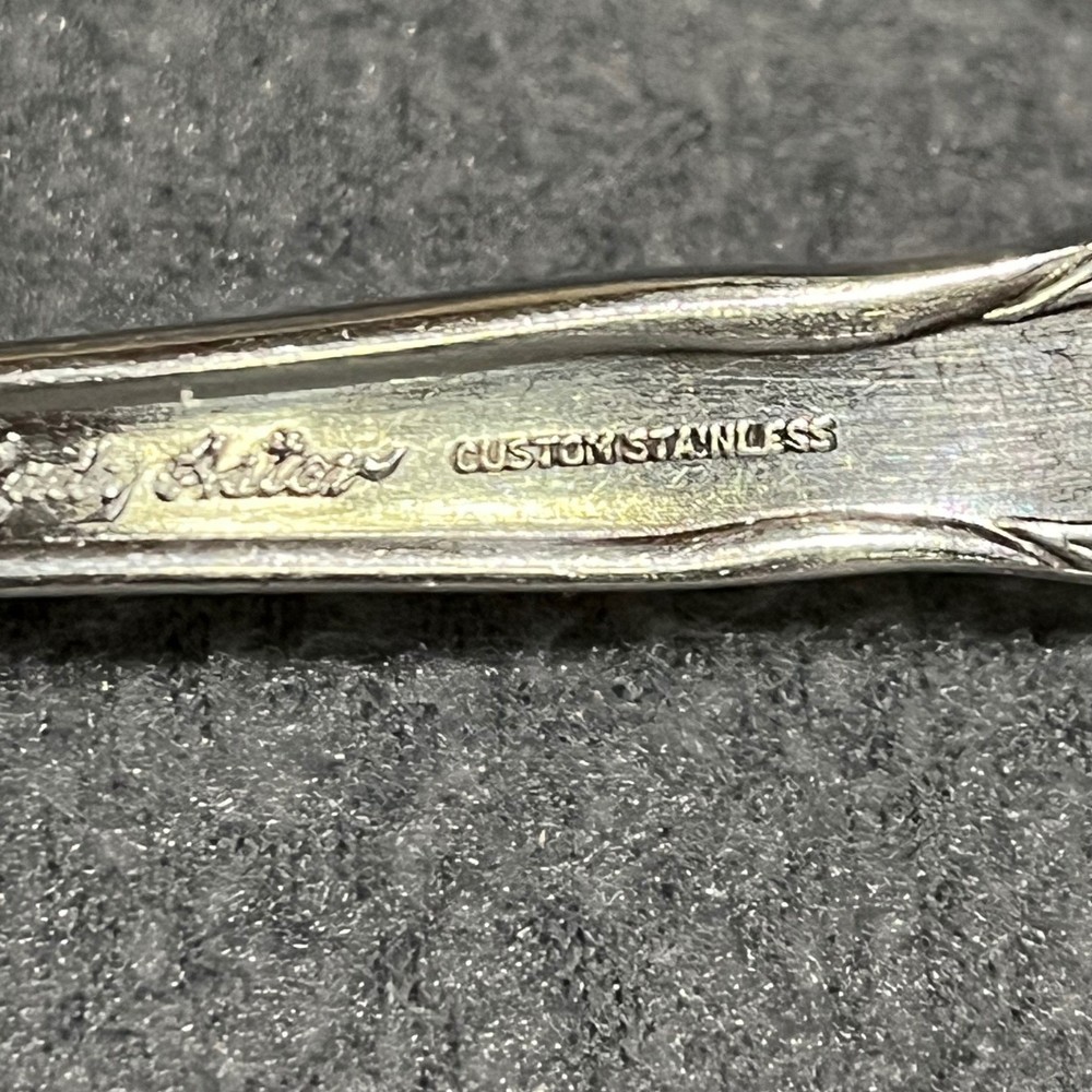 EKCO Eterna Lady Custom Stainless Steel Serving Spoon Pierced
