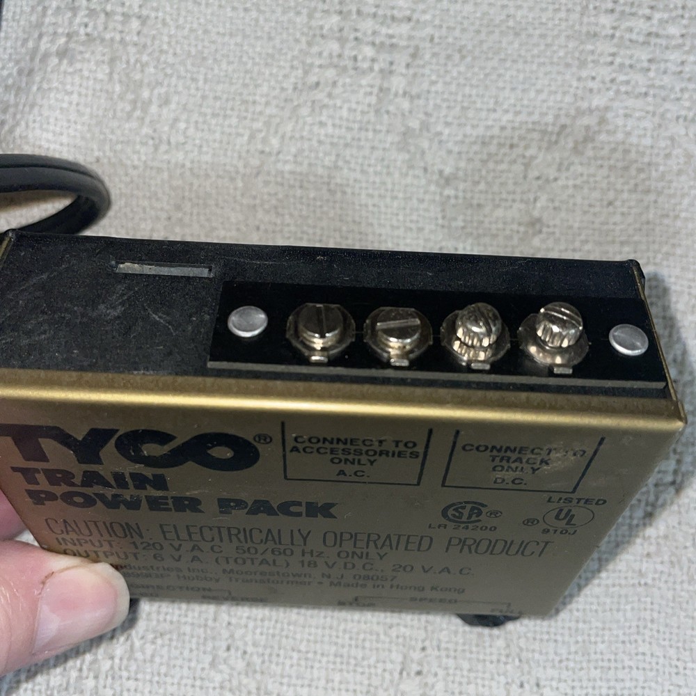 Tyco - HO/N Scale - DC/AC Transformer/Power Pack #899BP - TESTED -