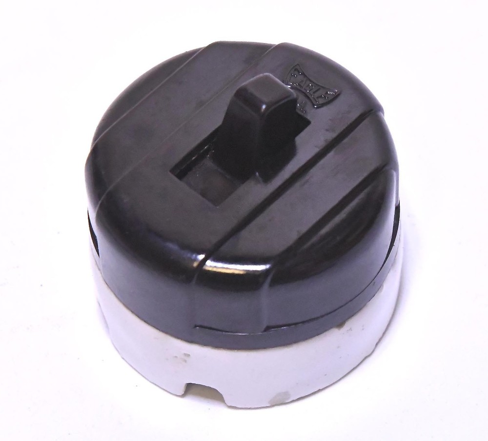 VINTAGE EAGLE ON / OFF ELECTRICAL TOGGLE SWITCH