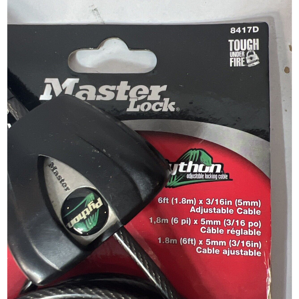 Master Lock 8417D Python Adjustable Locking Cable