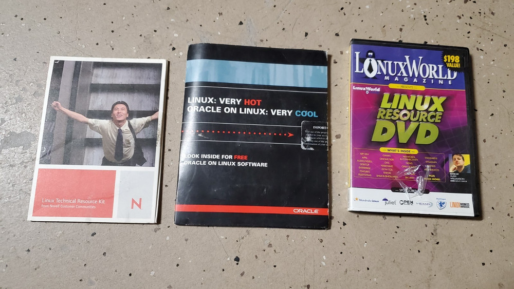 Vintage Linux media/apps/sdks/documentation collection