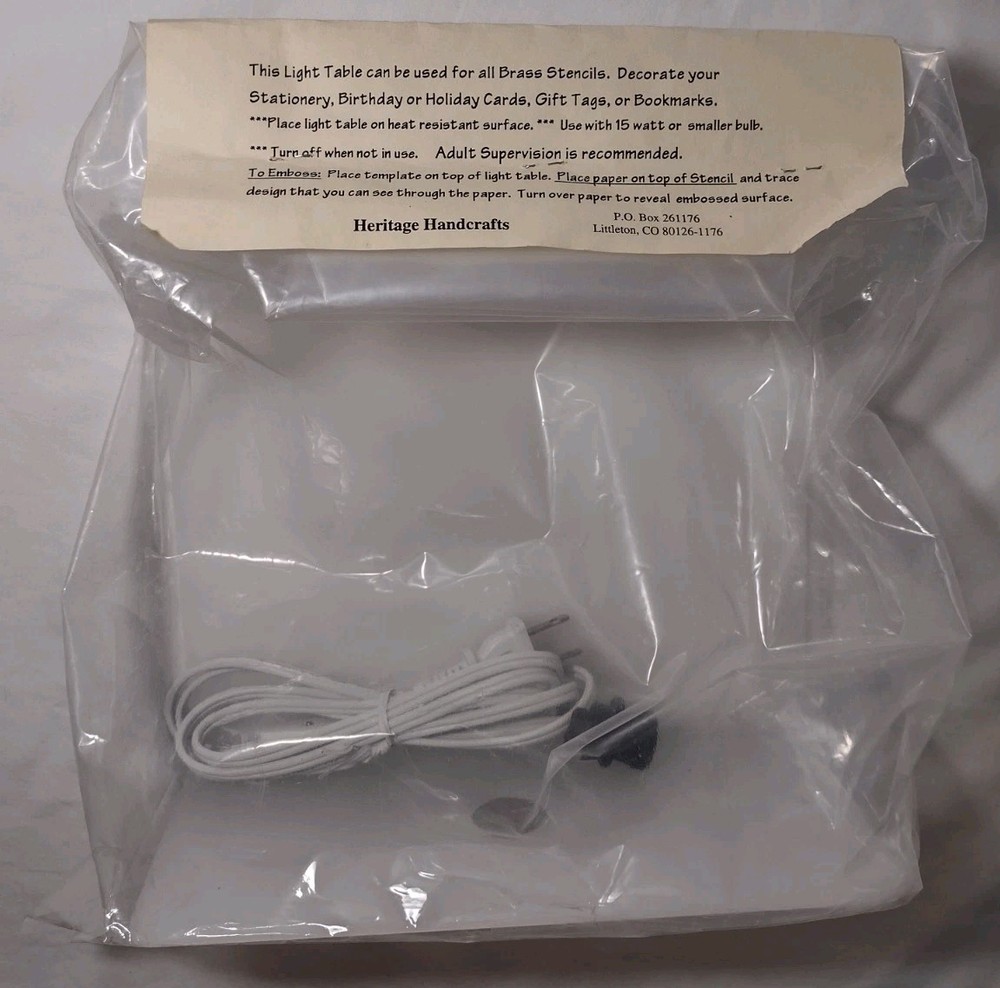 NEW Small Embossing Light Table Light Box Heritage Handicrafts