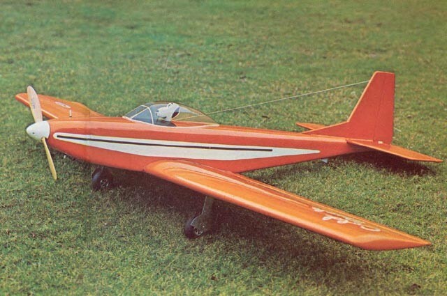 Cold Duck RC Pattern 61" Wingspan RC Model Airplane Printed Plans & Templates