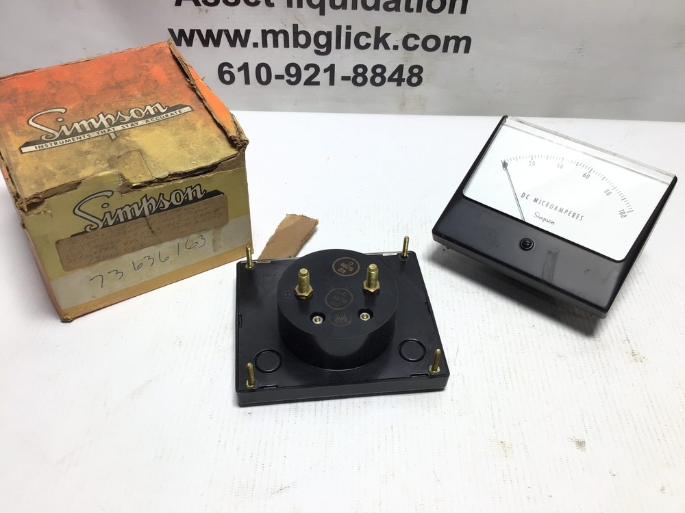 Simpson Model R PM AND DC MICROMAPERES