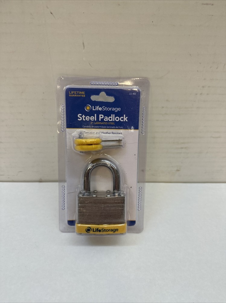 Life Storage LS-450 Steel Padlock 2”