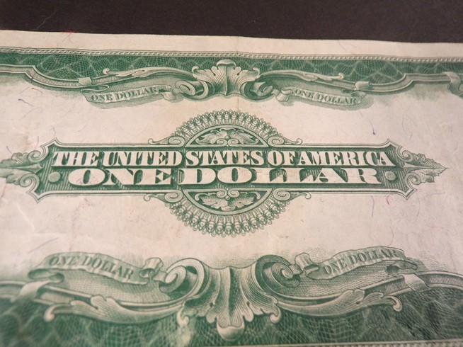 1923 One Dollar Blue Silver Certificate Large Horse Blanket Note Very nice