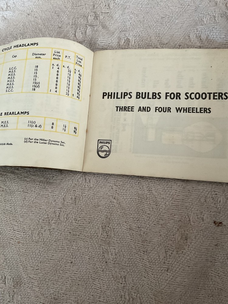 PHILIPS LIGHTS 1961-62 booklet