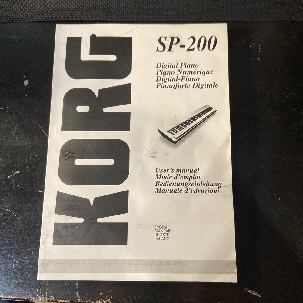 Korg Sp 200 Manual
