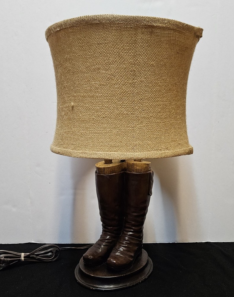 👢 LADIES BOOT LAMP Working Condition Slight Scuffs