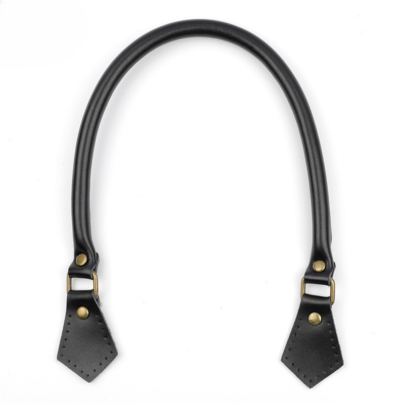 2pcs 40cm Genuine Leather Handle Strap for DIY Handbag handle Shoulder Bag strap