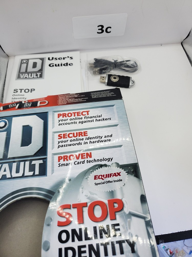 ID Vault Guard ID Systems STOP ONLINE IDENTITY THEFT Windows XP Secure Passwords