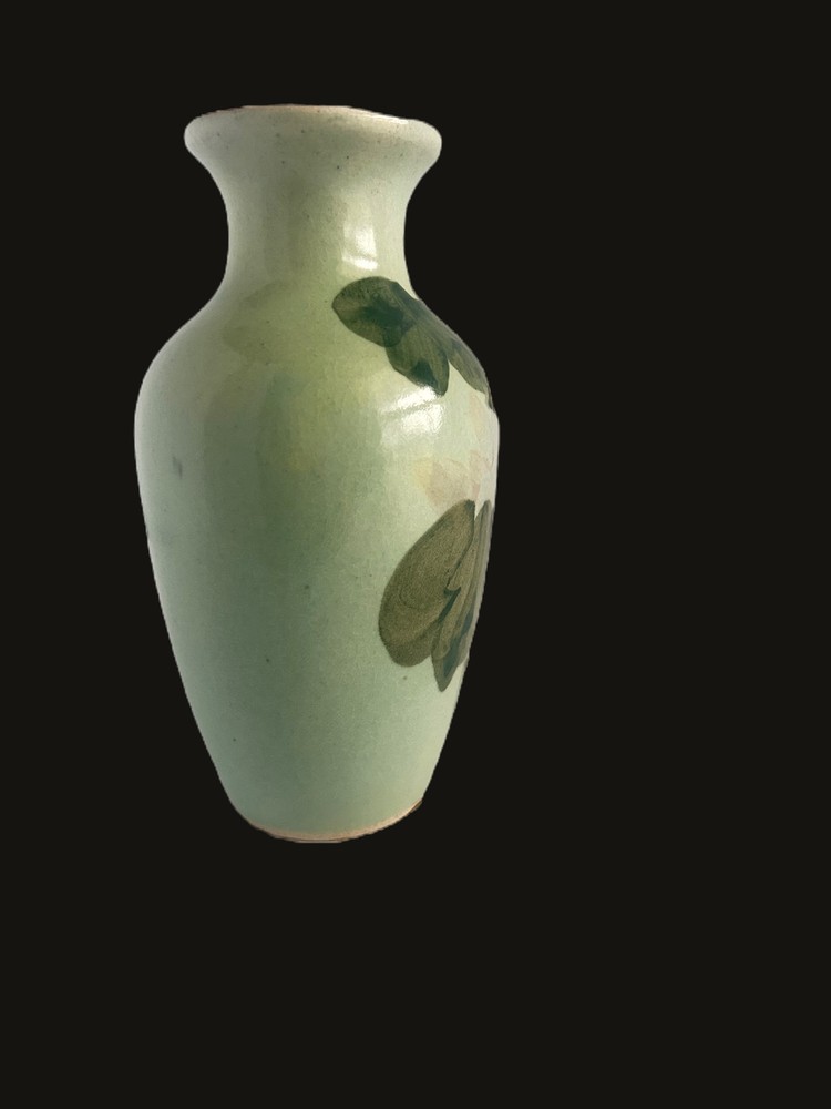 1960s Hand Painted Vase