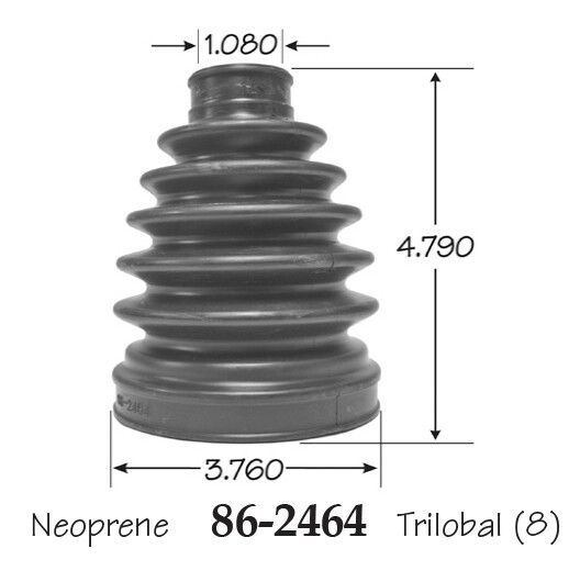 Inner CV Axle Boot for GMC Terrain 3.0L 2010-2012