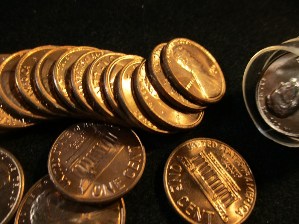 1971-D LINCOLN CENT ROLL GEM