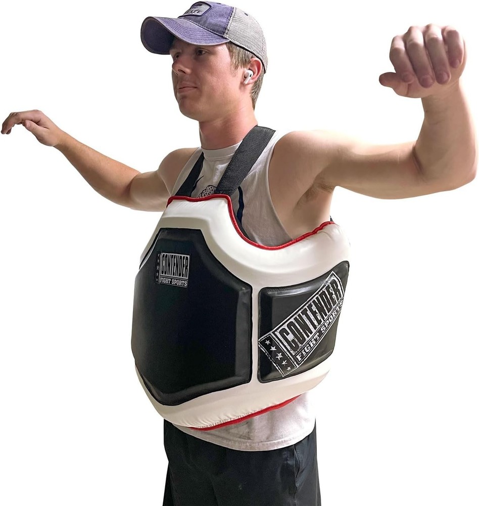Heavy Hitter Boxing Body Protector PBP Black/White