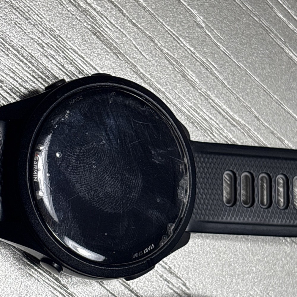 Garmin Forerunner 265 Unisex Adults Smartwatch - Black With Screen Protector
