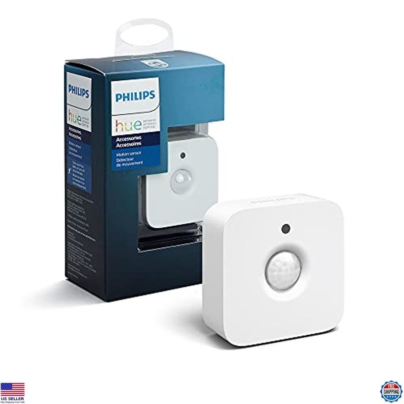 Philips Hue Indoor Motion Sensor - Smart Lighting (Requires Hue Hub, Easy Setup)