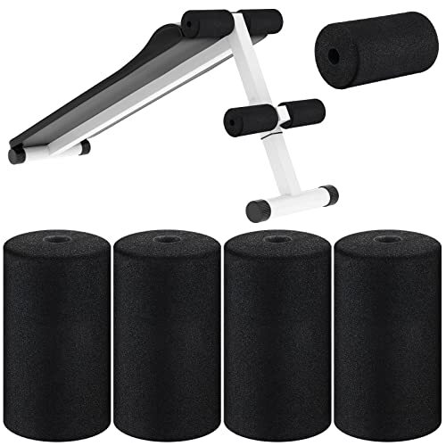 4 Pack Foam Foot Pads Rollers Replacement for Weight Bench Exercise Machines