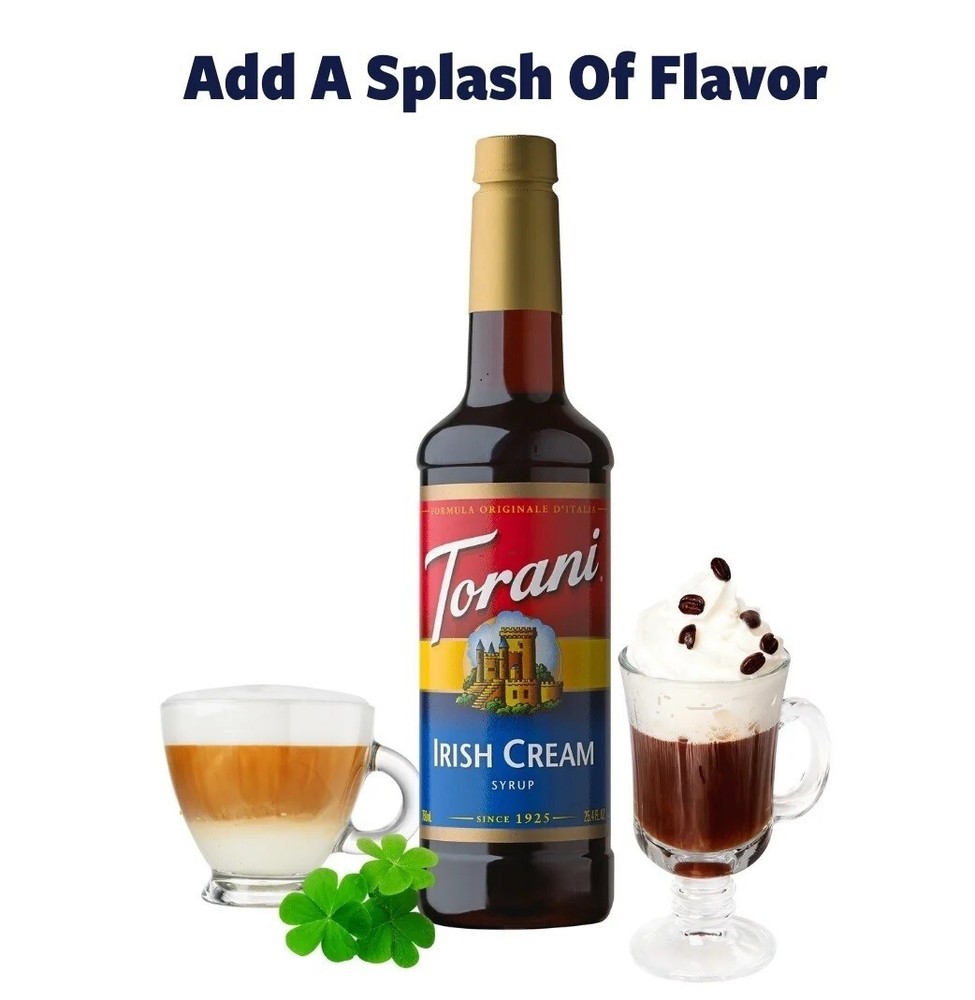 Torani Irish Cream Flavored Syrup, 25.4 fl oz