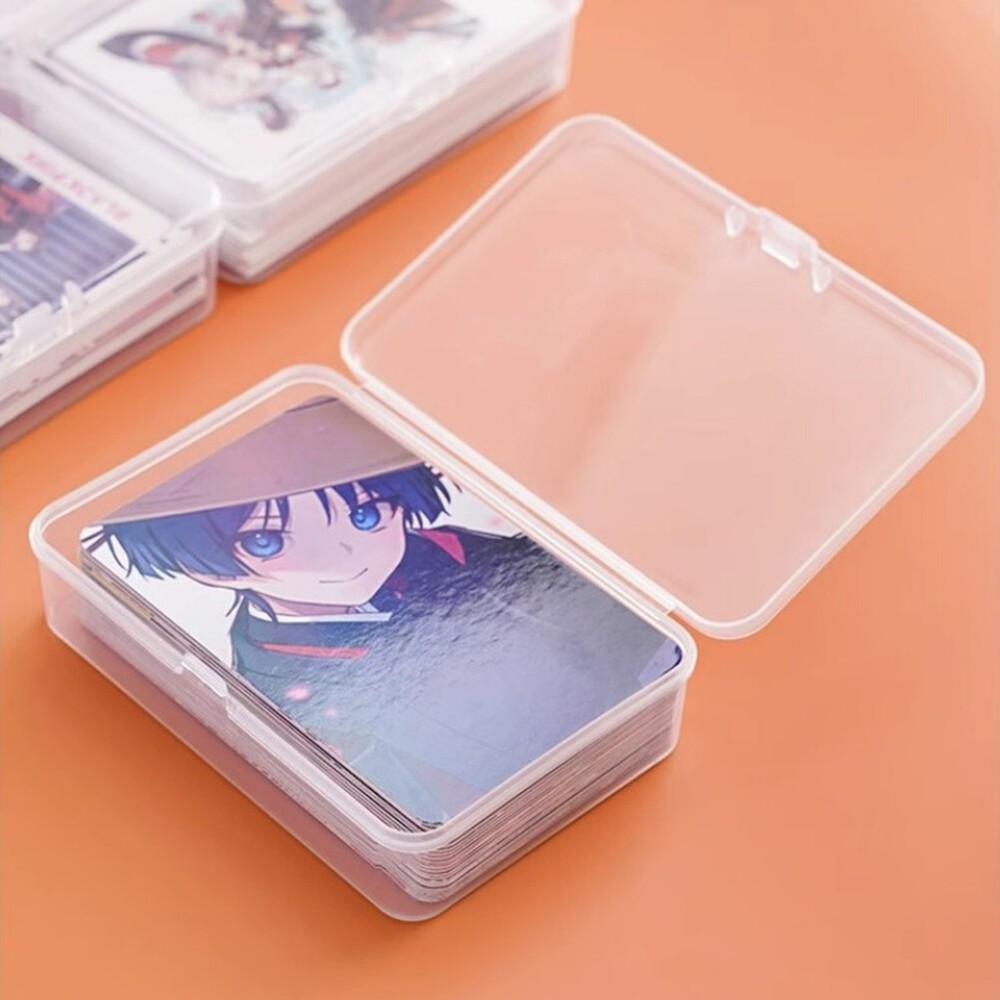 5-50Pack Playing Card Deck Cases Clear Plastic Game Card Box Holder Organizer