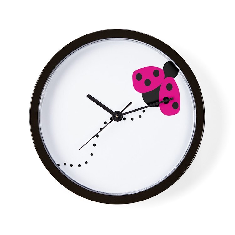 CafePress Ladybird 10" Wall Clock (1178577957)