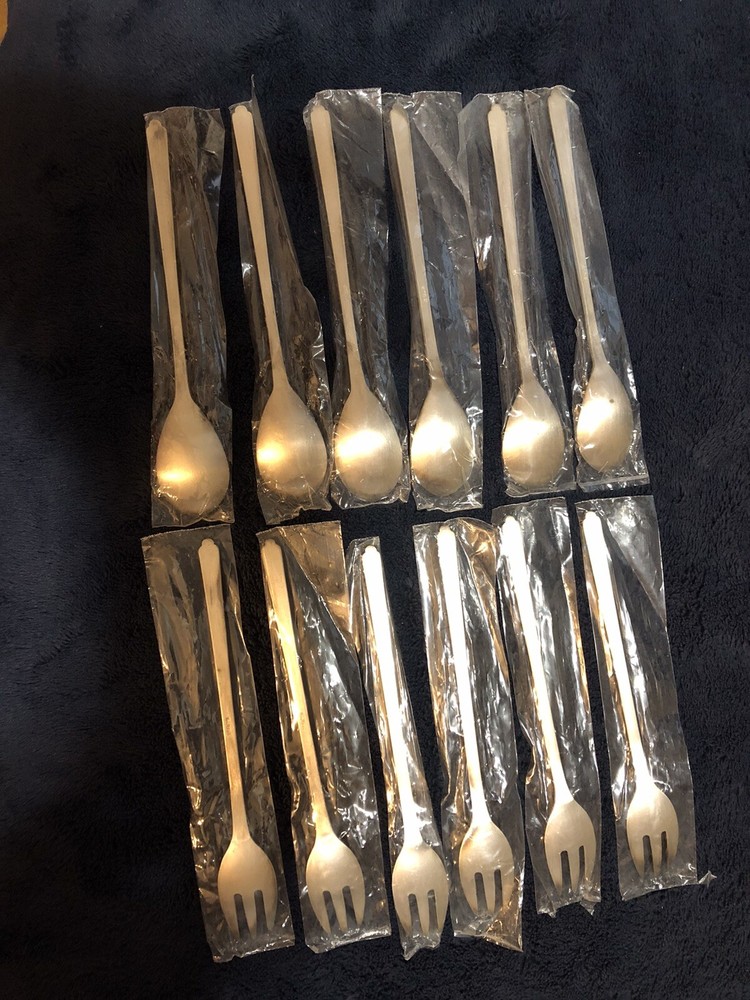 12 ,80% Silver Cocktail Servers,with Blue Enamel.