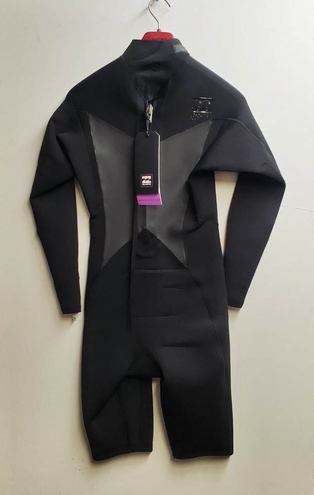 BILLABONG Men's 2/2 ABSOLUTE COMP BZ L/S Spring Suit - BLK - Small - NWT