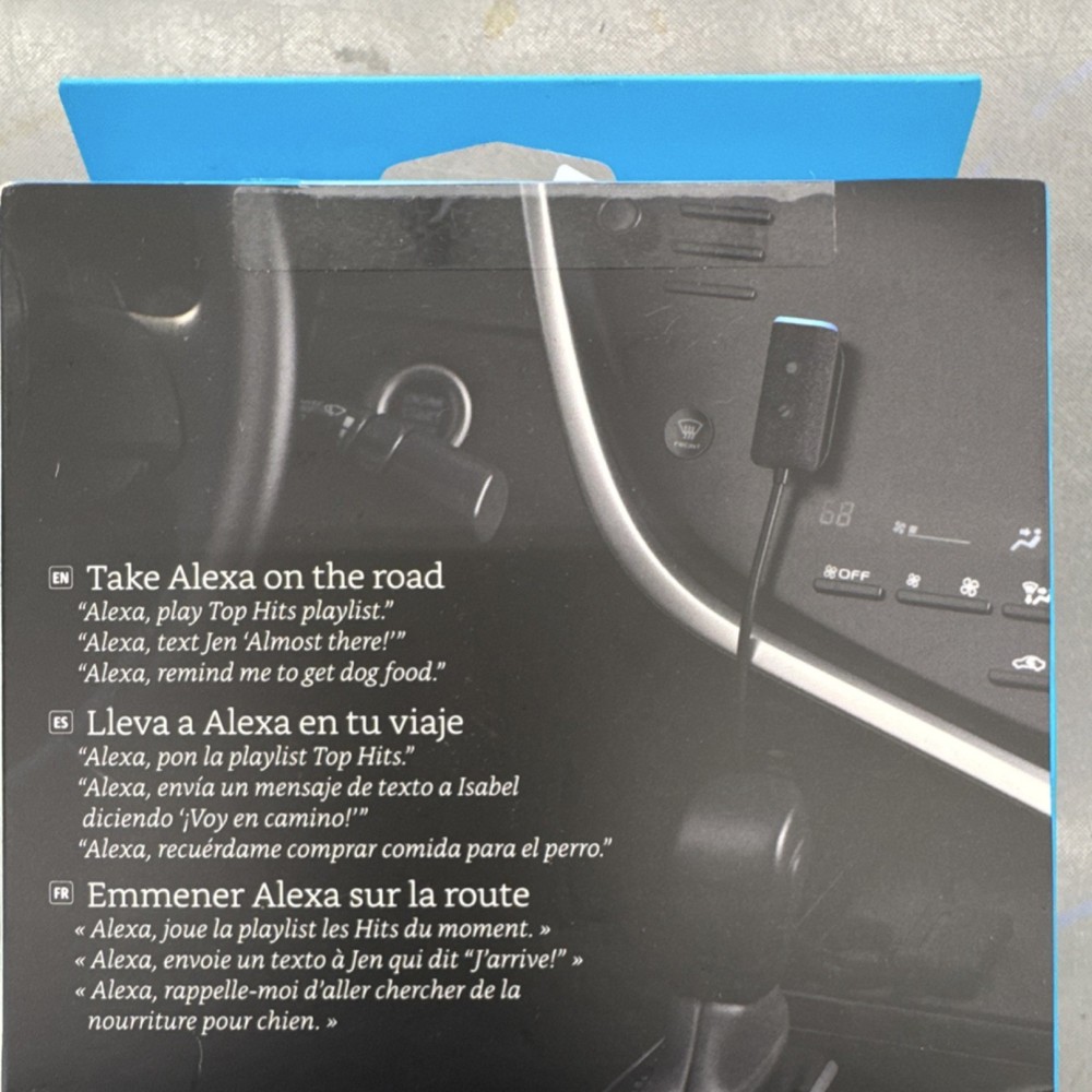 Amazon Echo Auto Alexa Smart Speaker Bluetooth Voice Search Car Accessory