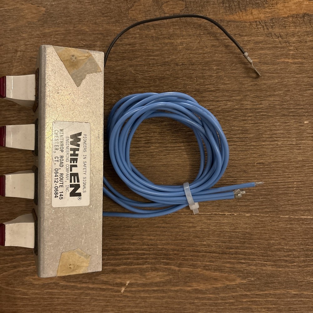 Vintage Whelen Illuminated Switch Panel - New and Unused.