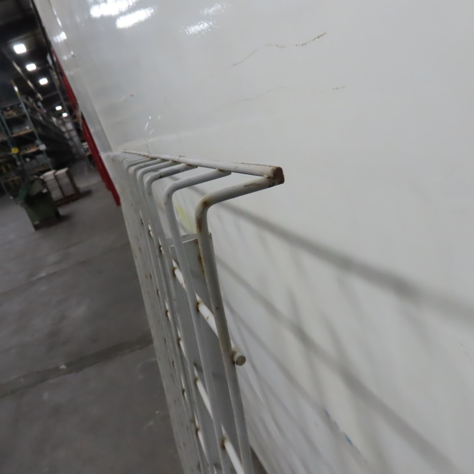 48" x 46" 3 Channel Double Waterfall Pallet Rack Wire Decking USED