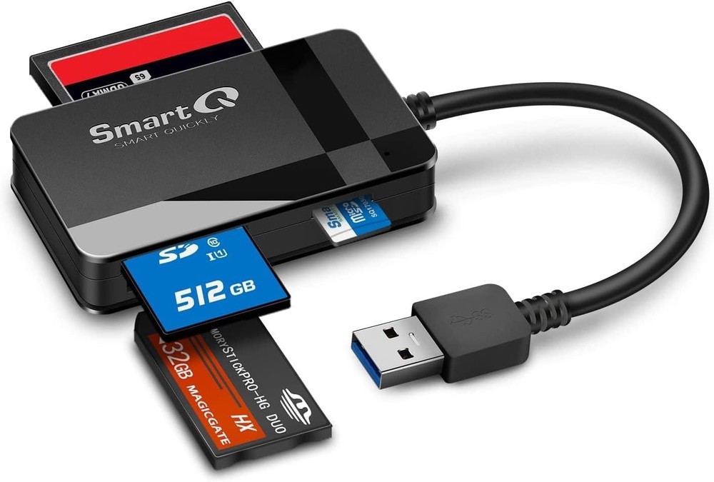 Brand New USB 3.0 Card Reader Black 10 Char