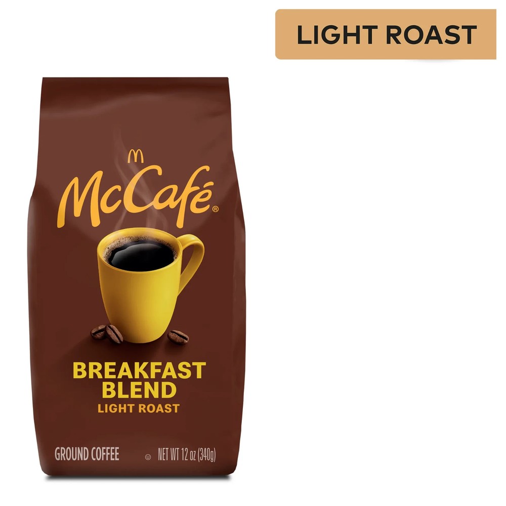 McCafe Breakfast Blend, Medium Roast, Ground Coffee, 12 oz