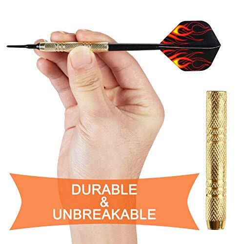 12Pc Darts Plastic Tip 14G Plastic Tipped Dart with 36 Extra 2BA Replacement Tip