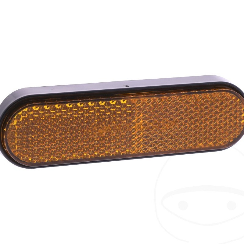 Fork Reflector Oval Curved Orange For Triumph Trident 660 2021