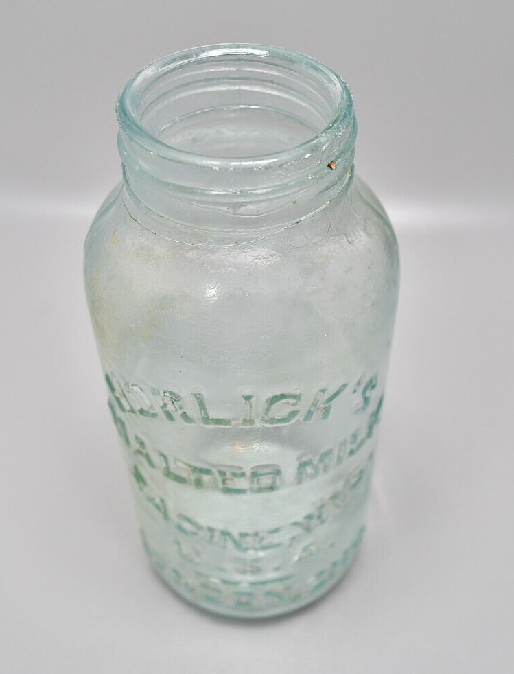 Vintage Horlick's Glass Jar