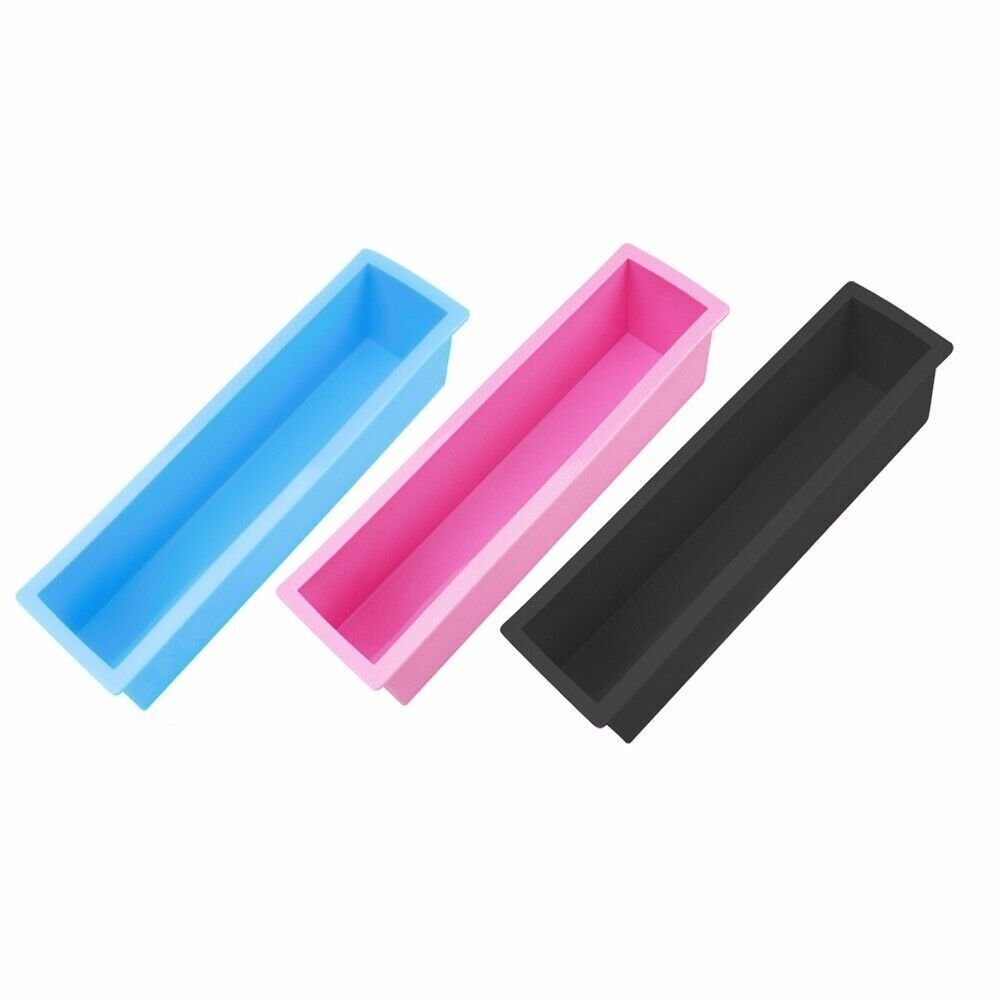 Toast Cold Processing Soap DIY Rectangle Loaf Mold Baking Silicone Tools Cake