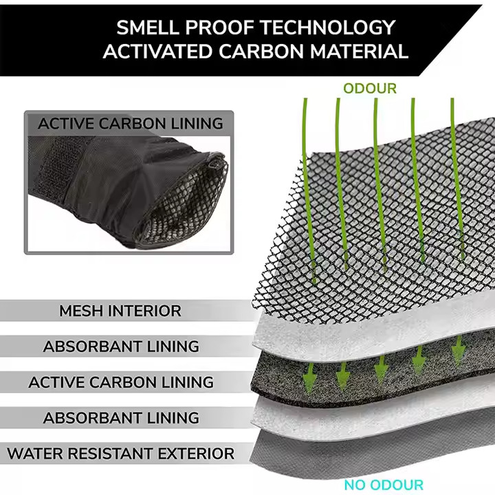 Pack Science Smell Proof Carbon Lined Pouch Odor Less Stash