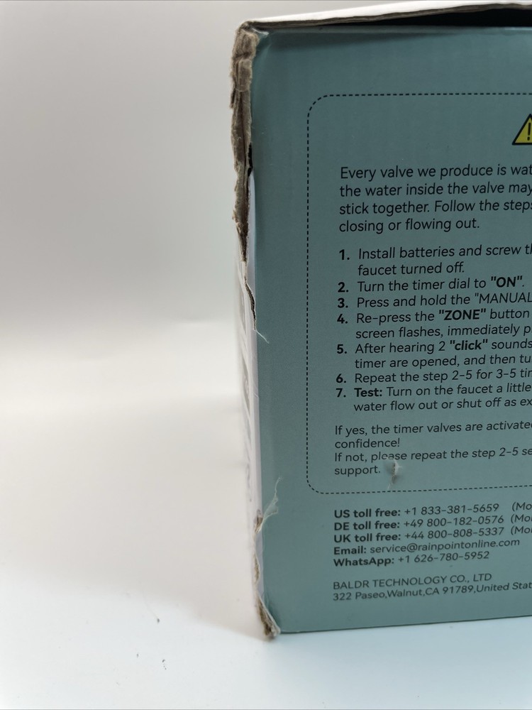 RAINPOINT 2-Zone Water Timer Model ITV205 2 Pack