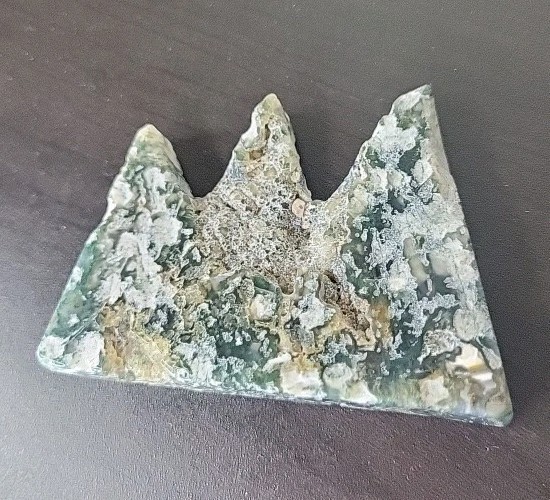 Moss Agate Mountain Carving