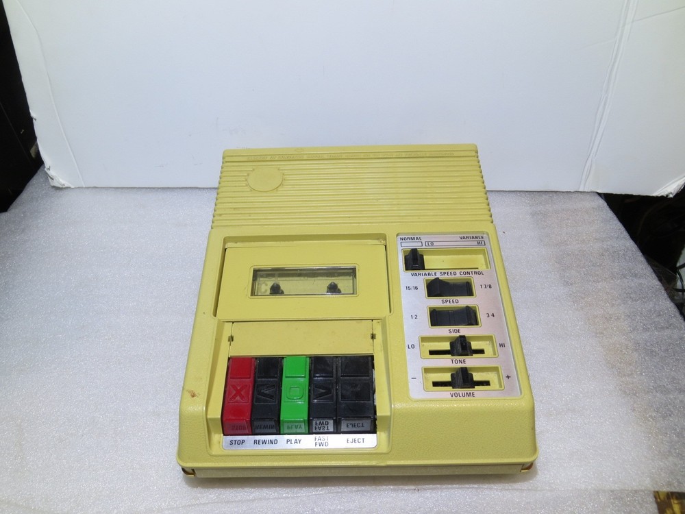Vtg Telex C-1 Cassette Player Blind Handicapped Audio Device, Works