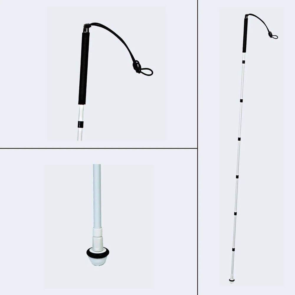 Slimline Graphite Mobility Cane - Standard Handle Metal tip.