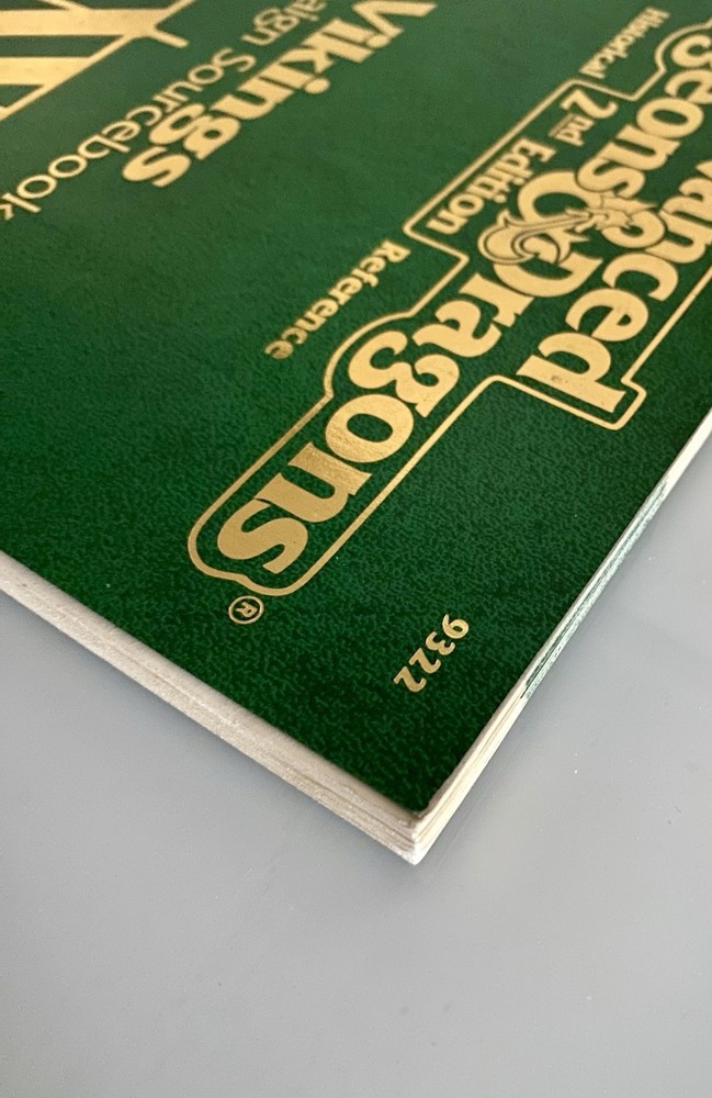 AD&D Vikings Sourcebook Dungeons And Dragons W/ Map