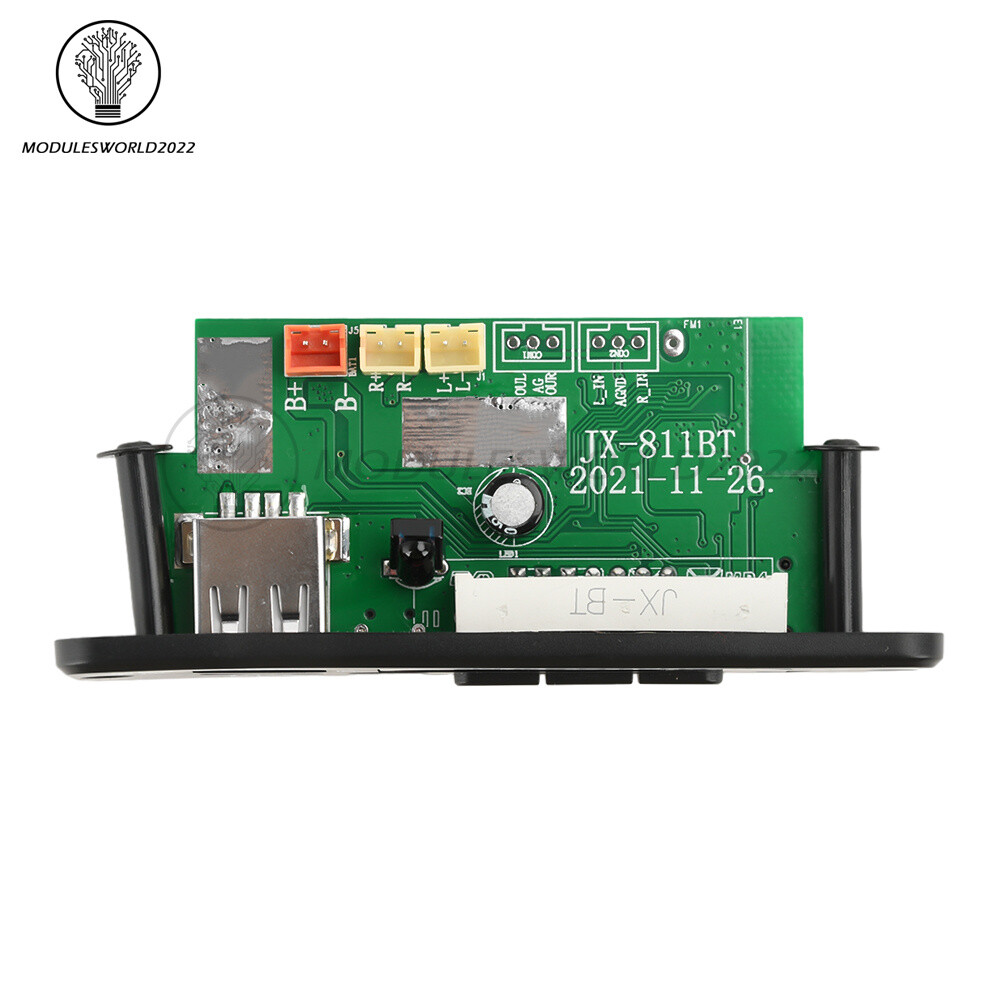 2*20W Amplifier Stereo DIY MP3 Decoder Board Bluetooth 5.0 Car FM Radio Module