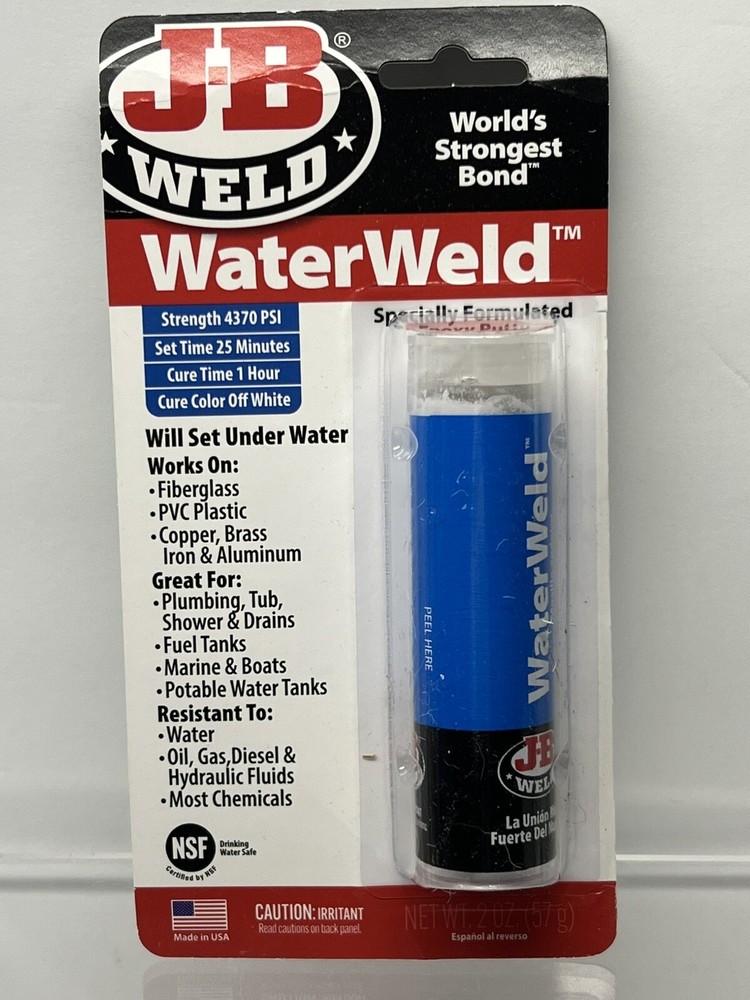 JB Weld WaterWeld  #8277 NSF Drinking Water Safe