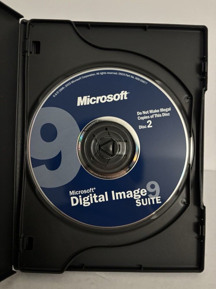 Microsoft Digital Image Suite 9 2003 For Windows 98/ME/2000/XP - Read Info