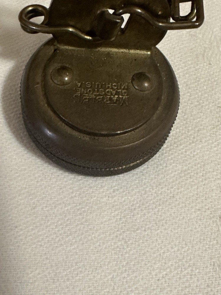 Vintage Marbles Brass Compass Gladstone Michigan